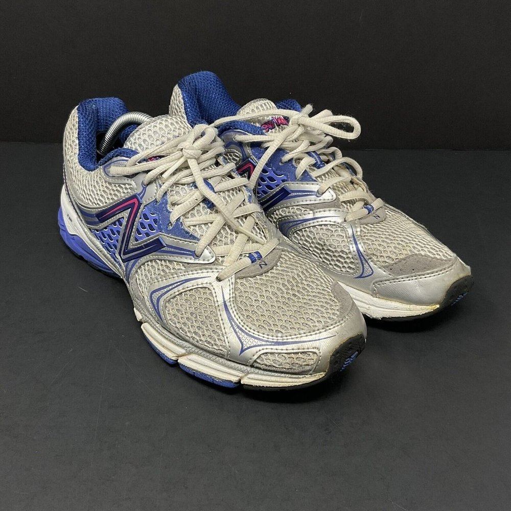 New Balance Women's 940V2 W940WB2 Gray Blue Running Shoes Lace Up Size 9.5 Good